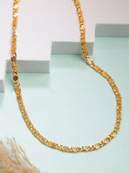NVR Men's Gold-Polished Minimal Chain - Distacart