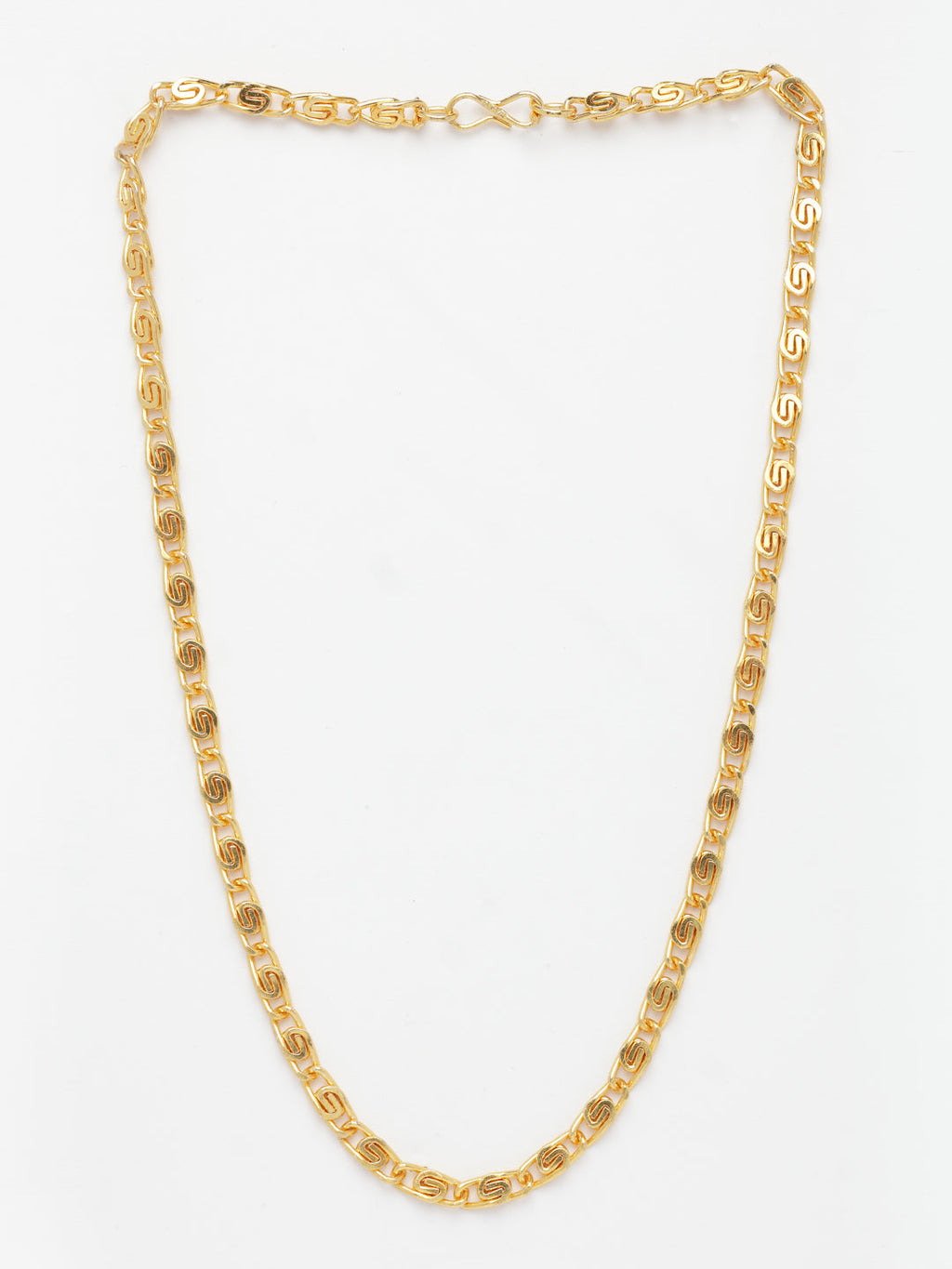 NVR Men's Gold-Polished Minimal Chain - Distacart