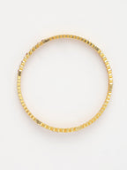 NVR Women's Set of 2 Gold-Polished Cubic Zirconia Stone Studded Bangles - Distacart