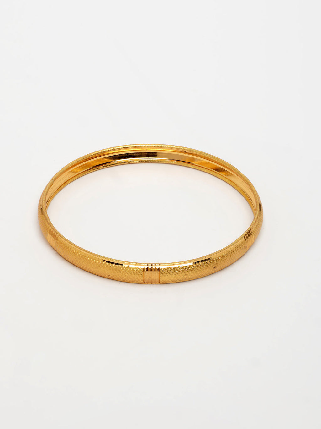 NVR Women's Set of 4 Gold-Polished Traditional Bangles - Distacart