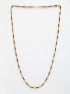 NVR Women's Gold-Polished Artificial Beads Chain