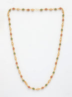 NVR Women's Multi color Gold-Polished Artificial Beads Chain - Distacart