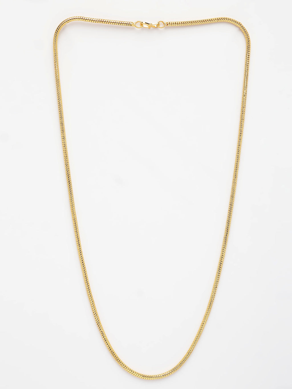 NVR Women's Gold-Polished Minimal Chain - Distacart