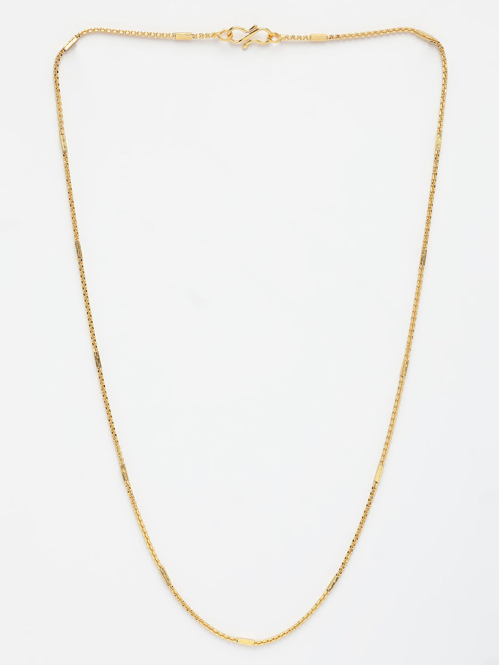 NVR Women's Gold-Polished Minimal Chain - Distacart