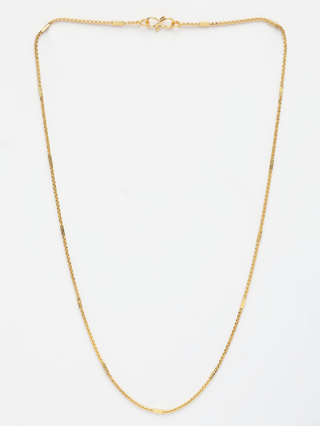 NVR Women's Gold-Polished Minimal Chain - Distacart