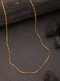 NVR Women's Gold-Polished Minimal Chain - Distacart