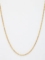 NVR Women's Gold-Polished Minimal Chain - Distacart