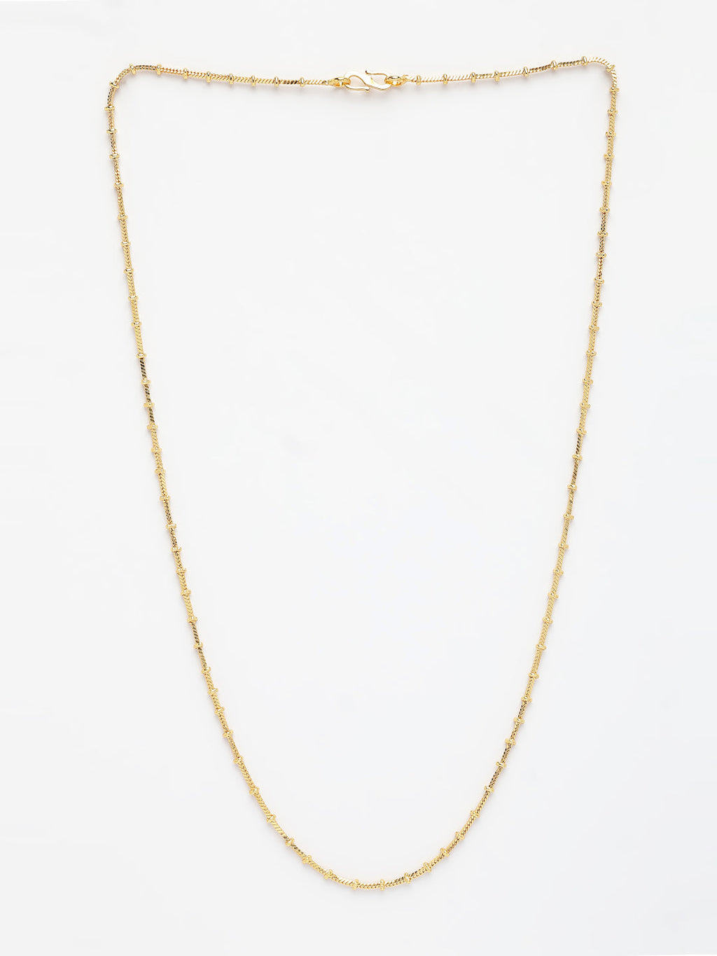 NVR Women's Gold-Polished Minimal Chain - Distacart