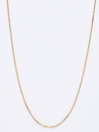 NVR Women's Gold-Polished Minimal Chain - Distacart