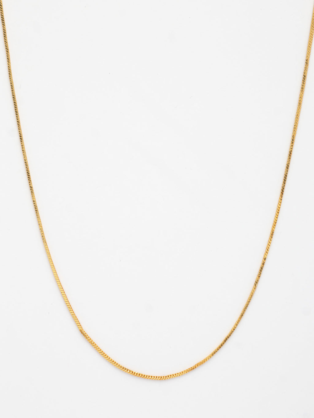 NVR Women's Gold-Polished Minimal Chain - Distacart
