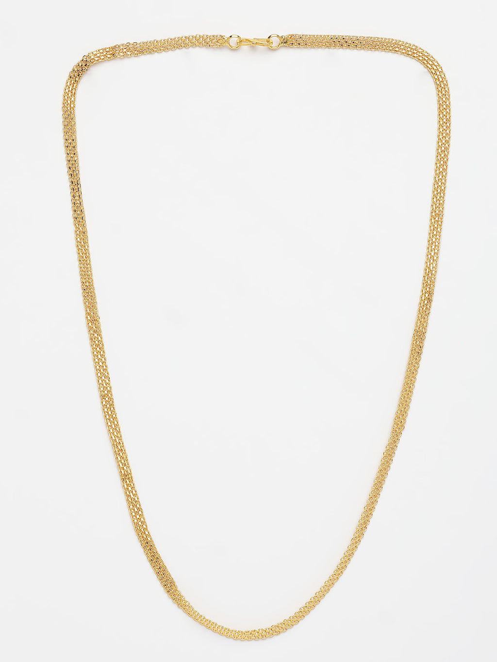 NVR Women's Gold-Polished Minimal Chain - Distacart