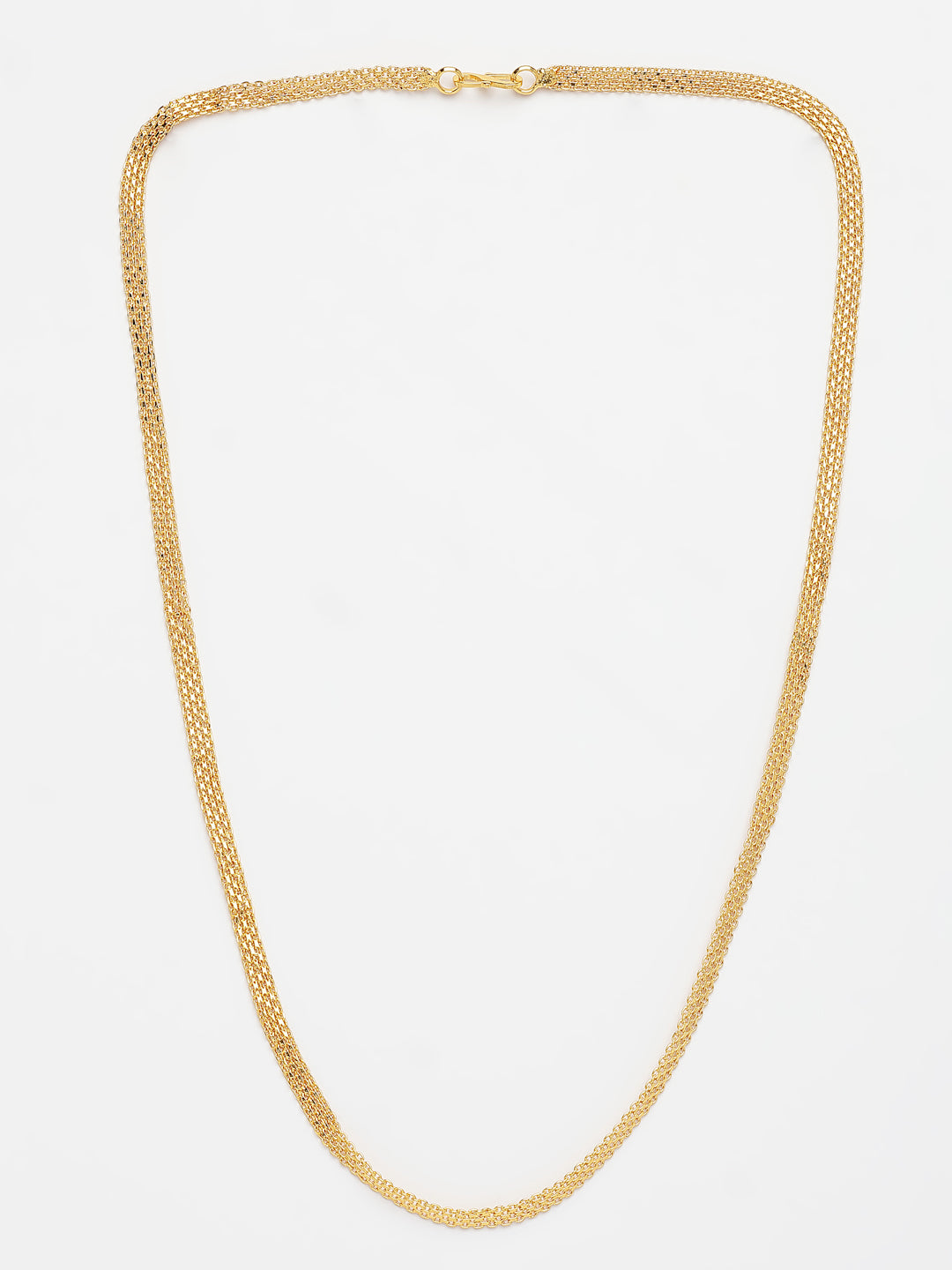 NVR Women's Gold-Polished Minimal Chain - Distacart