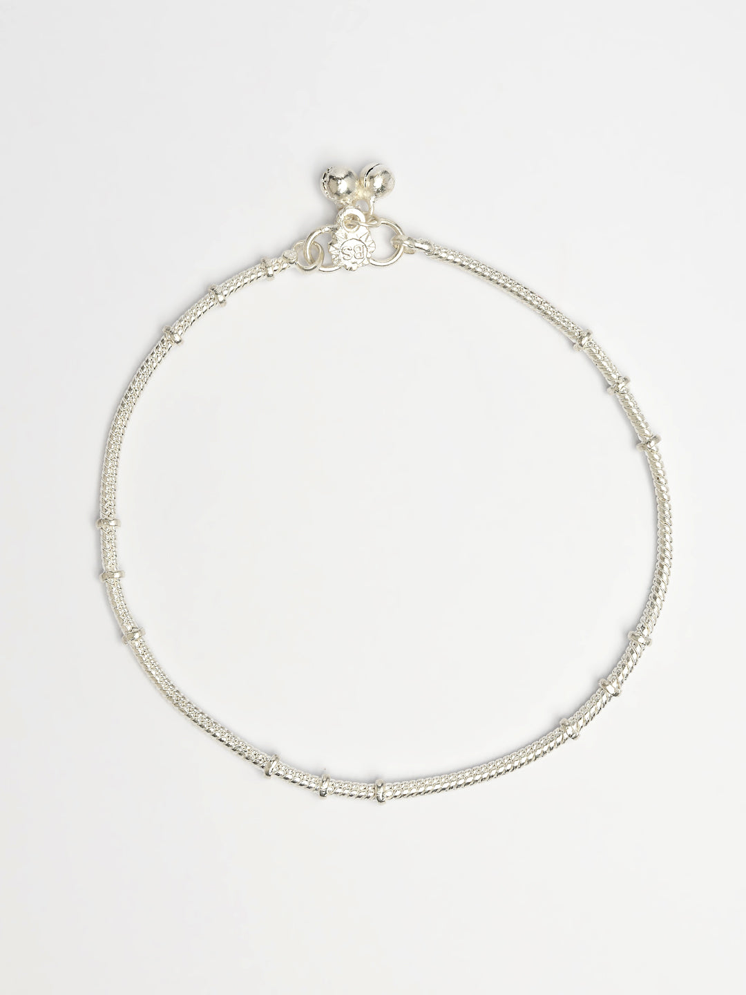 NVR Women's Pair of 2 Silver-Plated Anklets - Distacart
