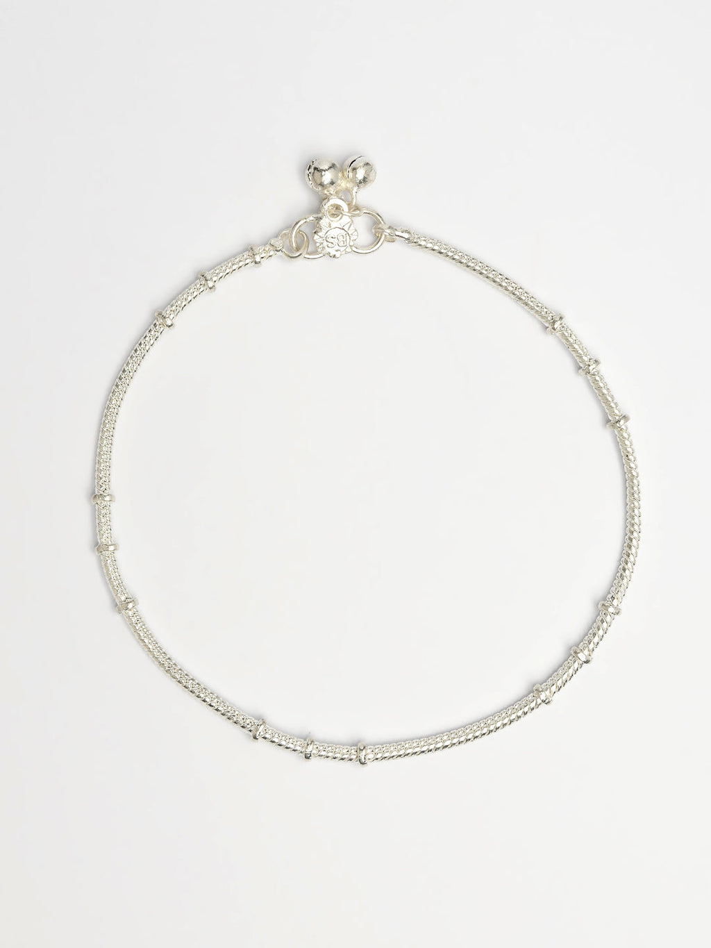 NVR Women's Pair of 2 Silver-Plated Anklets - Distacart