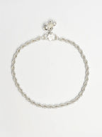 NVR Women's Pair of 2 Silver-Plated Anklets - Distacart