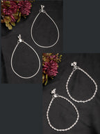 NVR Women's Pair of 2 Silver-Plated Anklets - Distacart