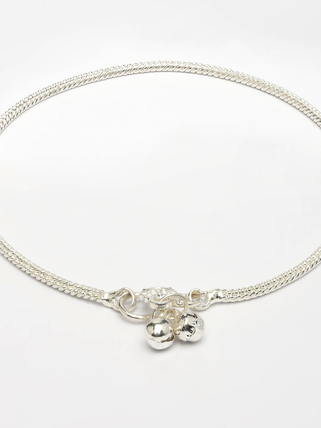 NVR Women's Pair of 2 Silver-Plated Anklets - Distacart