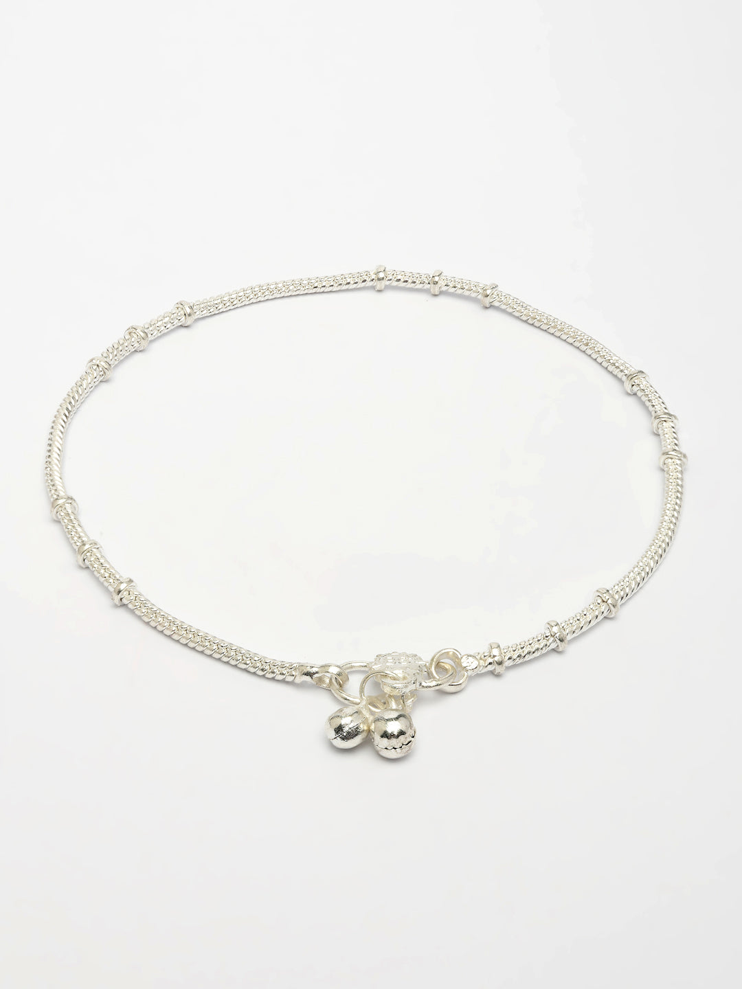 NVR Women's Pair of 4 Silver-Plated Anklets - Distacart