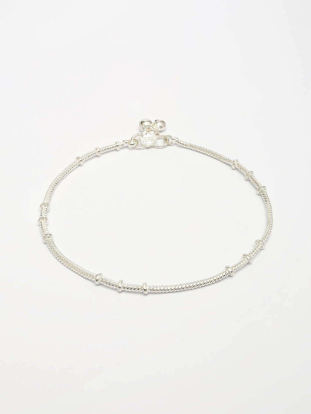 NVR Women's Set of 2 Silver-Plated Anklets - Distacart