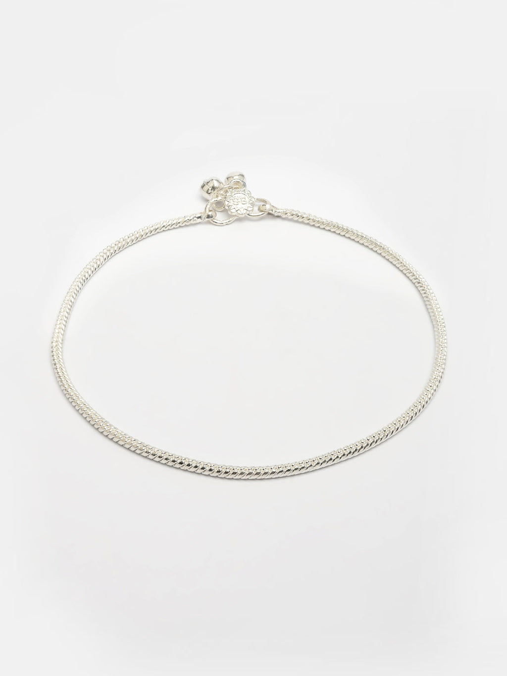 NVR Women's Set of 2 Silver-Plated Anklets - Distacart