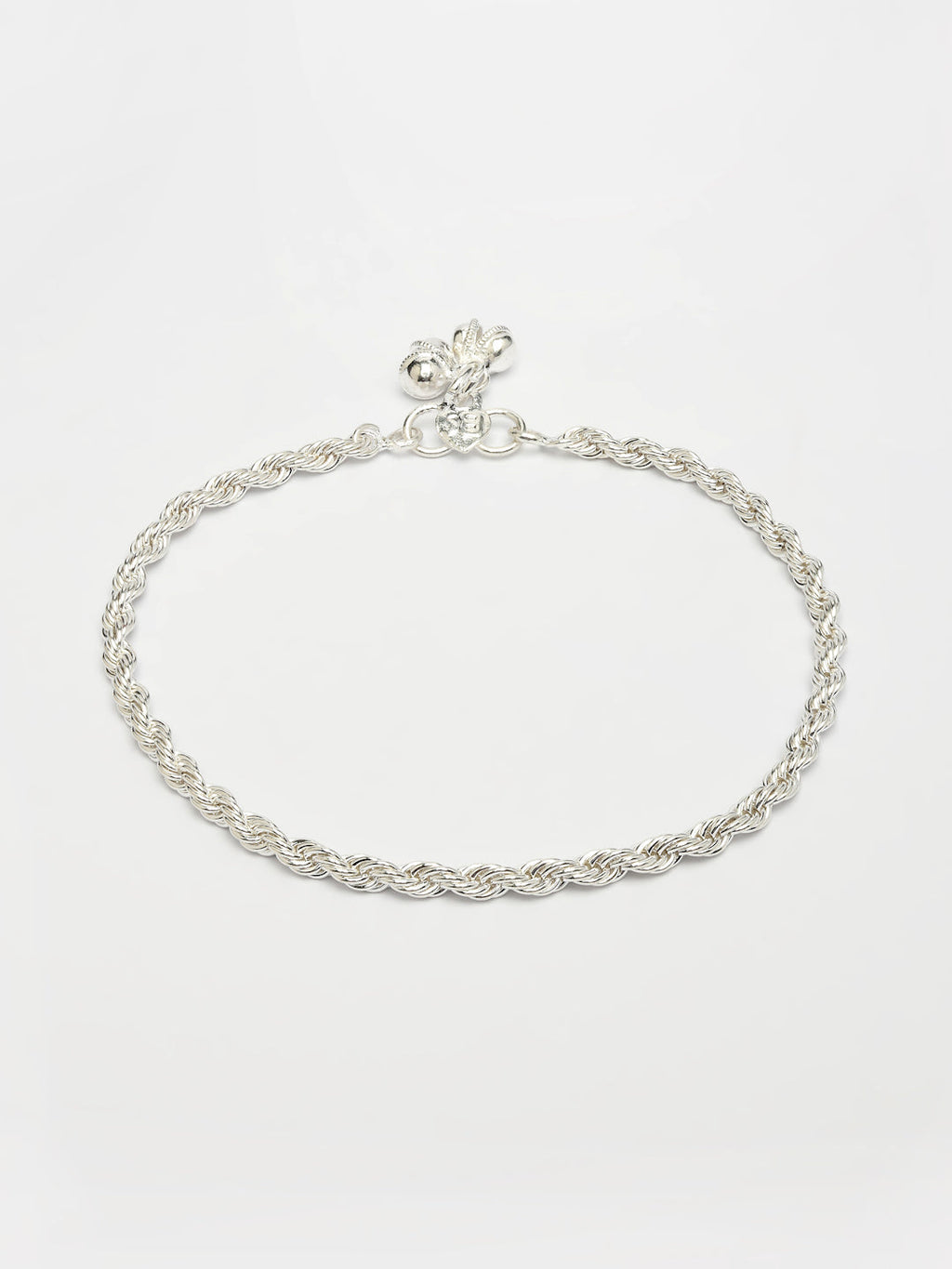 NVR Women's Set of 2 Silver-Plated Anklets - Distacart