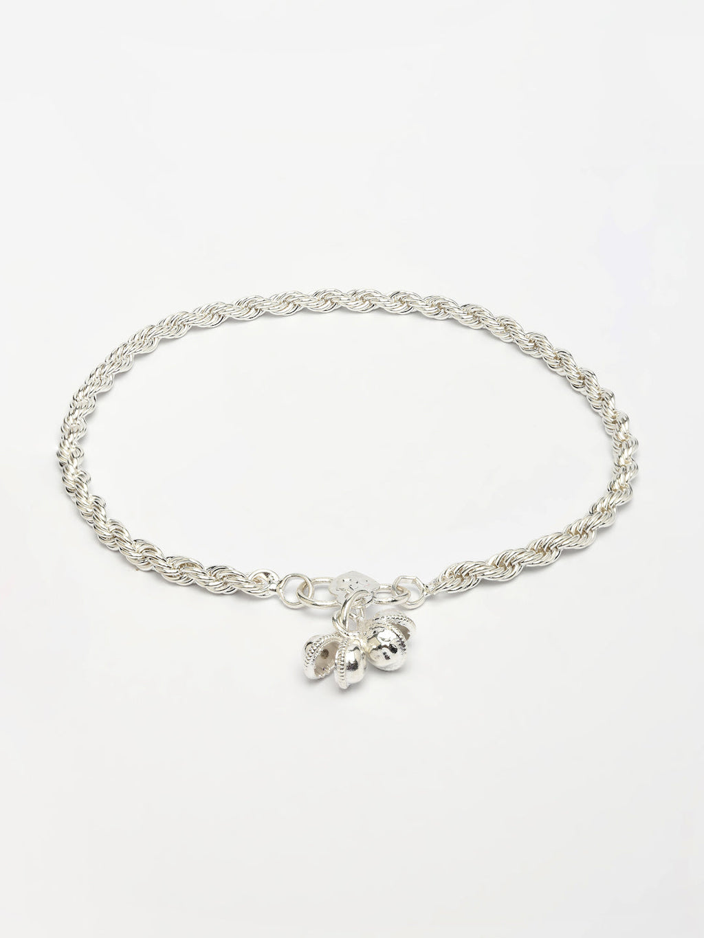 NVR Women's Set of 2 Silver-Plated Anklets - Distacart