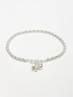 NVR Women's Set of 2 Silver-Plated Anklets - Distacart