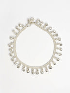 NVR Women's Set of 2 Silver-Plated Ghungroo-Beaded Anklets
