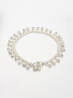 NVR Women's Set of 2 Silver-Plated Ghungroo-Beaded Anklets