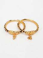 NVR Kids Set of 2 Rhodium-Plated Artificial Beads Nazariya Kada Bracelet - Distacart