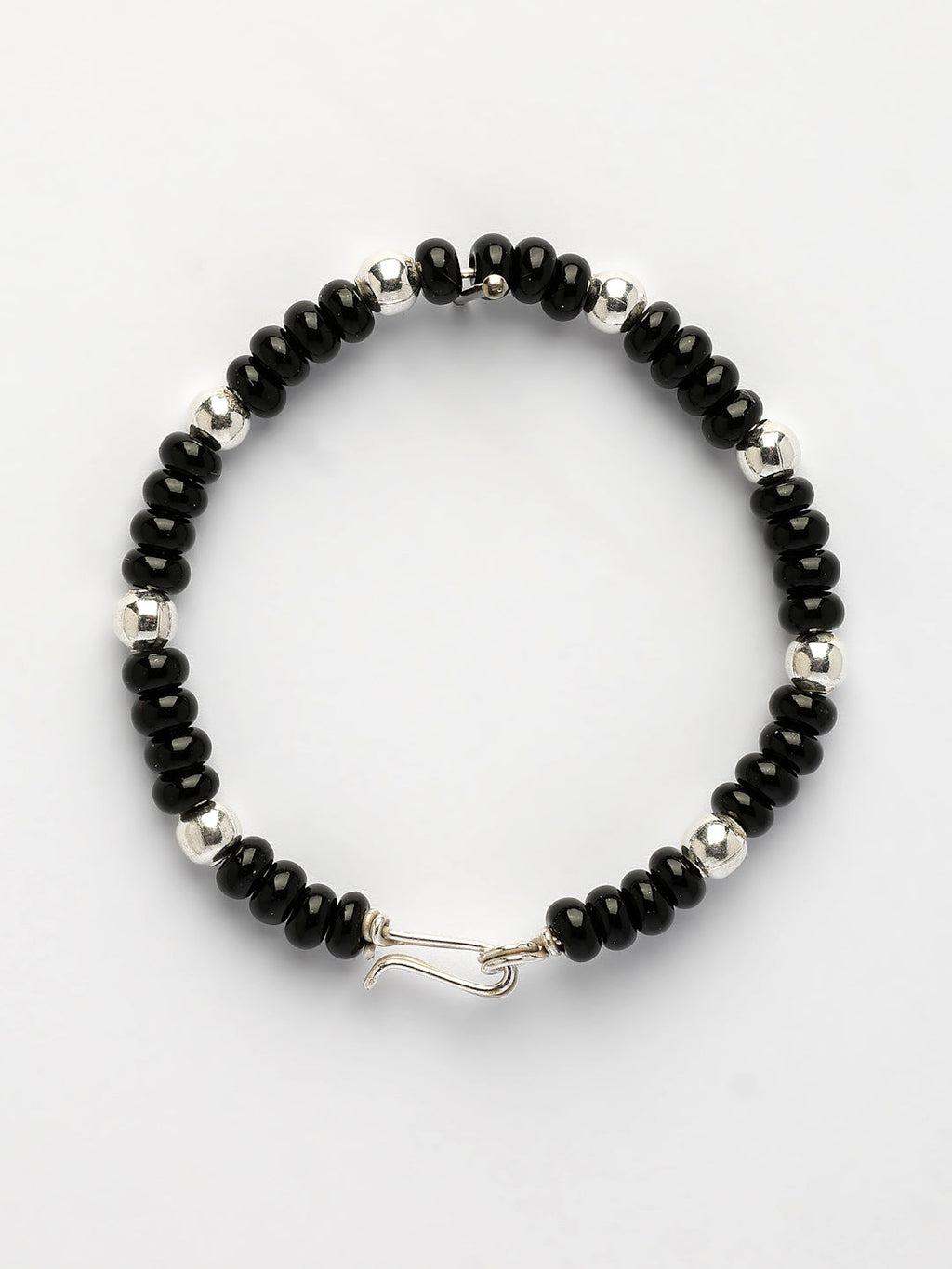 NVR Kids Set of 2 Rhodium-Plated Artificial Beads Nazariya Link Bracelet - Distacart