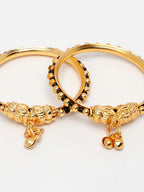 NVR Kids Pair of 2 Rhodium-Plated Artificial Beads Nazariya Kada Bracelet - Distacart