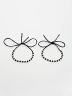 NVR Kids Pair of 2 Rhodium-Plated Artificial Beads Nazariya Link Bracelet - Distacart
