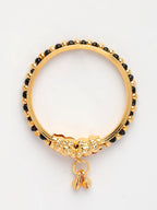 NVR Kids Pair of 2 Rhodium-Plated Artificial Beads Nazariya Kada Bracelet - Distacart