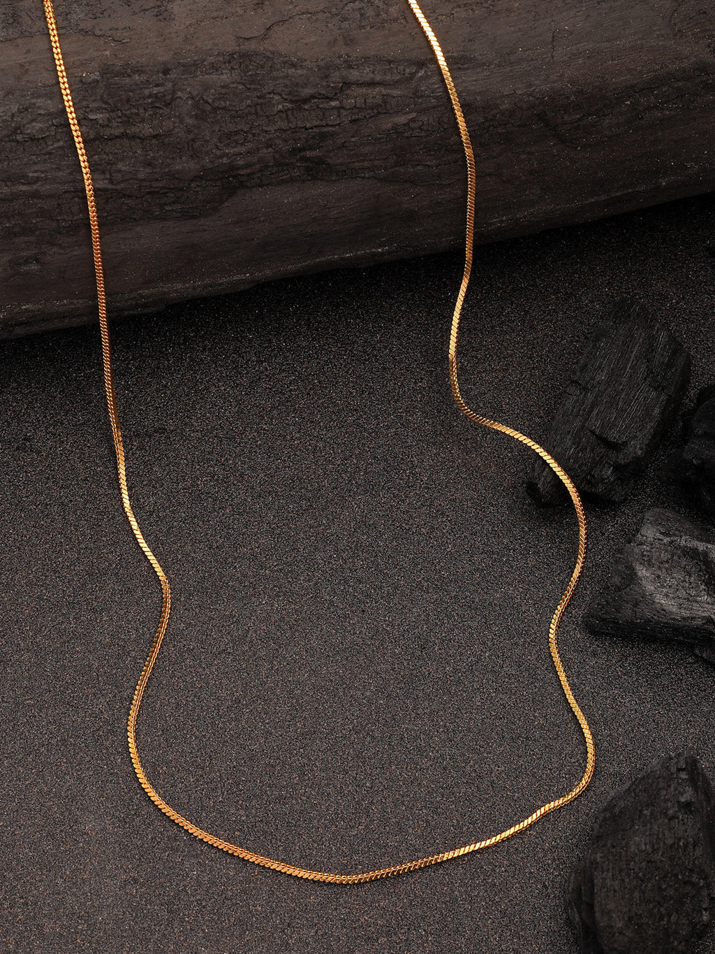 NVR Women's Set of 3 Gold-Polished Minimal Chain