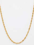 NVR Women's Set of 3 Gold-Polished Minimal Chain
