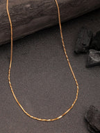 NVR Women's Set of 3 Gold-Polished Minimal Chain