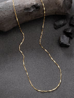 NVR Women's Set of 3 Gold-Polished Minimal Chain