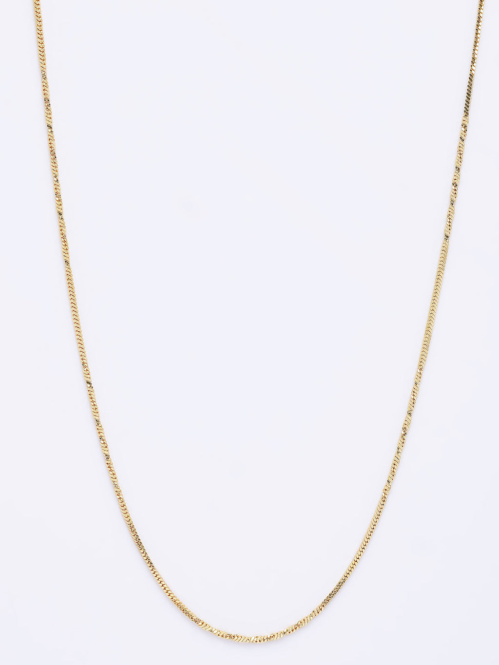 NVR Women's Set of 3 Gold-Polished Minimal Chain