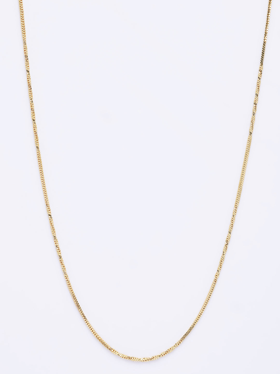 NVR Women's Set of 3 Gold-Polished Minimal Chain