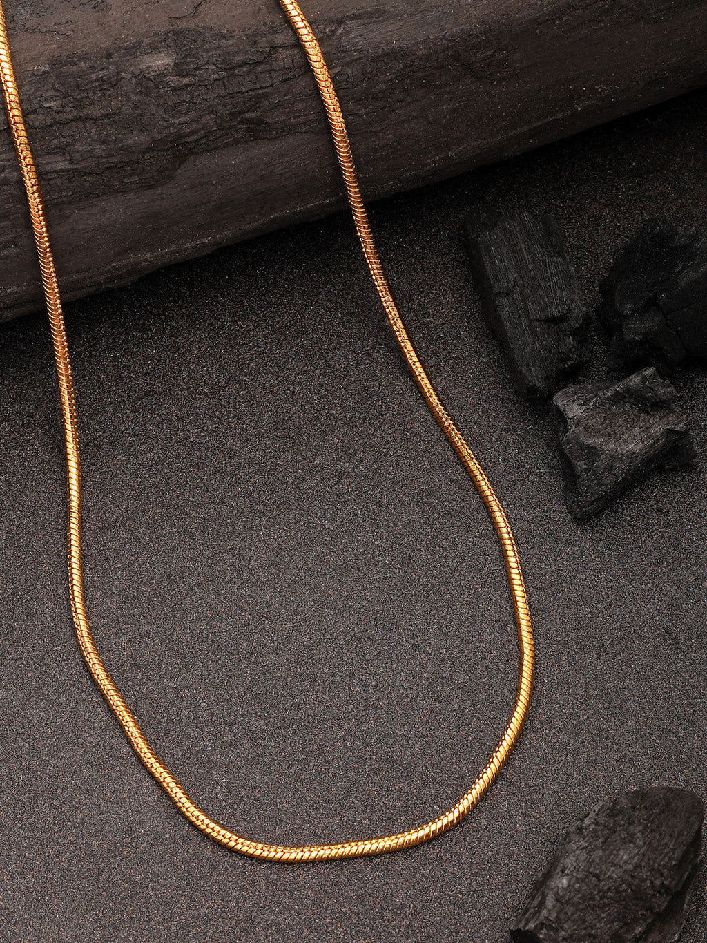 NVR Women's Set of 3 Gold-Polished Minimal Chain