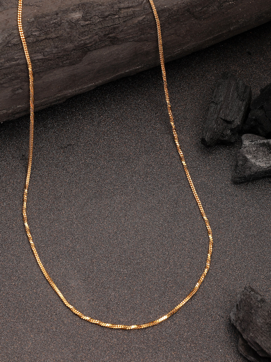 NVR Women's Set of 5 Gold-Polished Minimal Chain
