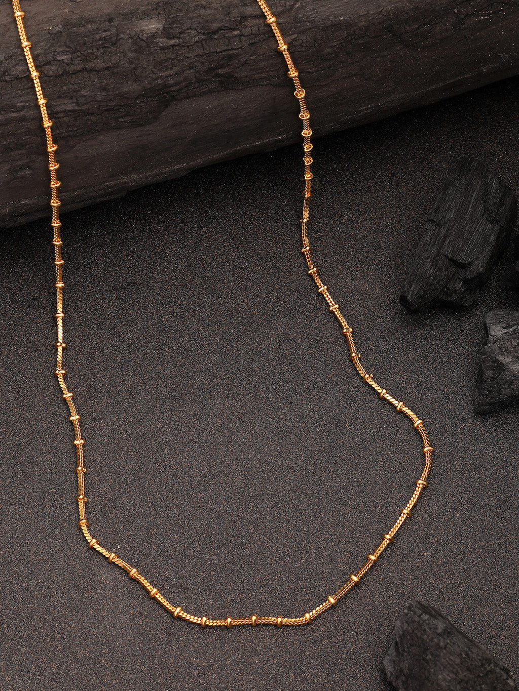 NVR Women's Set of 5 Gold-Polished Minimal Chain