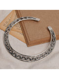 NVR Women's Silver-Plated Oxidized Statement Choker Necklace