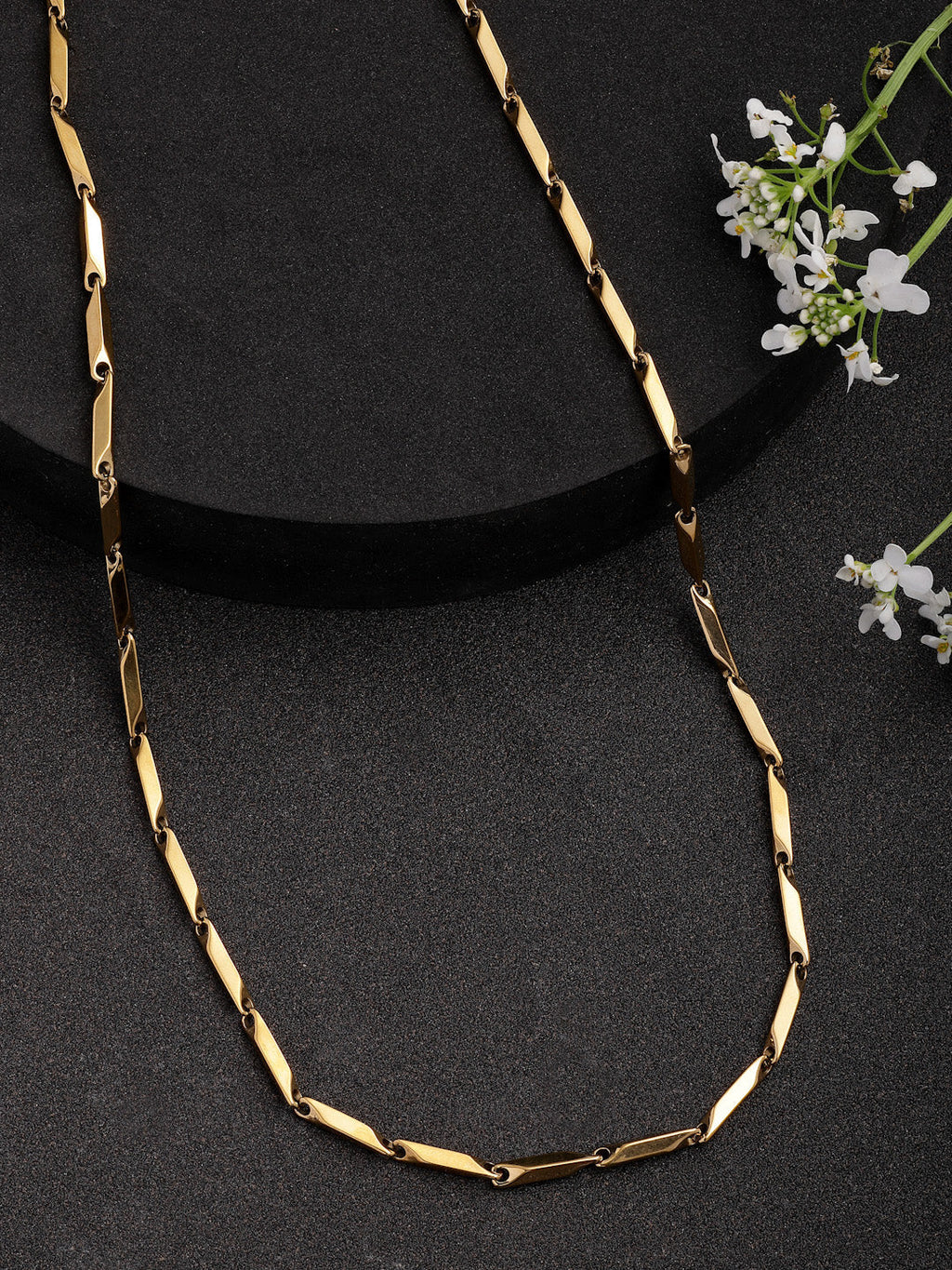 NVR Men Set of 2 Stainless Steel Bohemian Chain