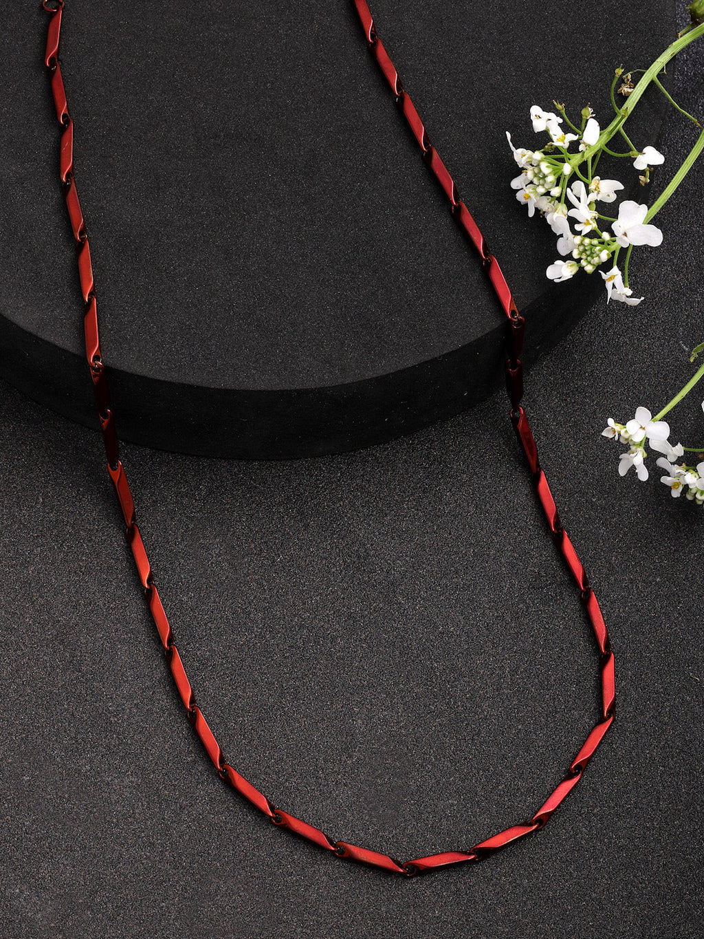 NVR Men Set of 3 Stainless Steel Trendy Stylish Chain