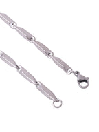 NVR Men Set of 3 Stainless Steel Trendy Stylish Chain
