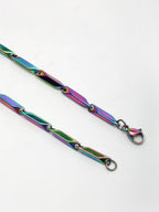 NVR Men Set of 3 Stainless Steel Trendy Stylish Chain