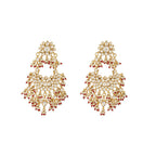 Nuyug 22K Gold Plated Pearl Empress Chandbali Earrings - Distacart