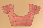 Vedant Vastram Soft Cotton Silk Kanjeevaram Saree - Peach - Distacart